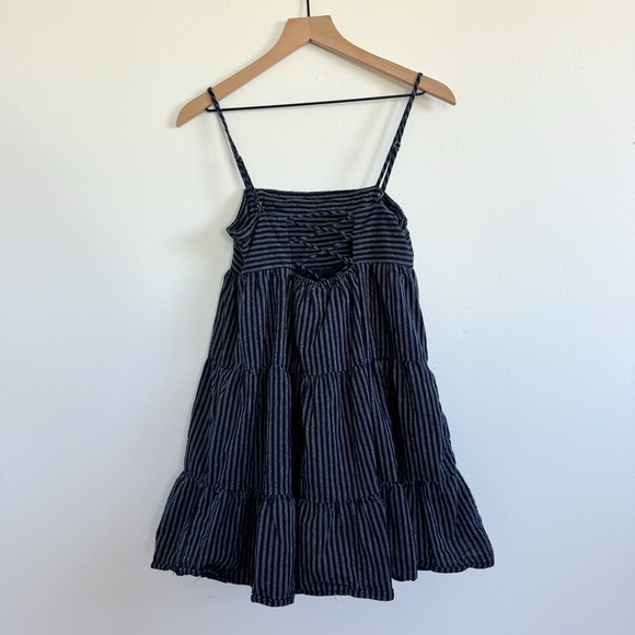 Julia Striped Tiered Mini Dress - Picture 5 of 5